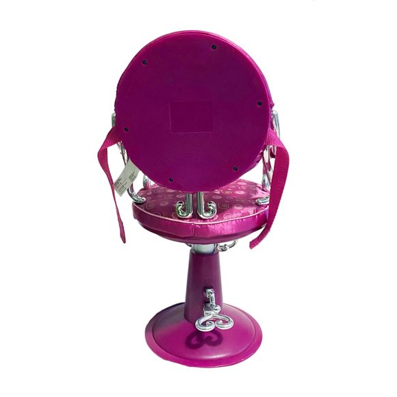 Our Generation Sitting Pretty Doll Salon Chair - Toy Purple Barber Chair - Picture 3 of 3